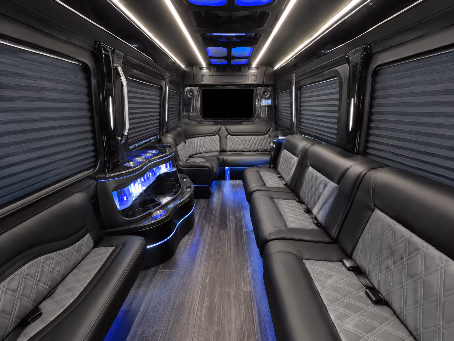 sunnyvale 30 passenger party bus interior