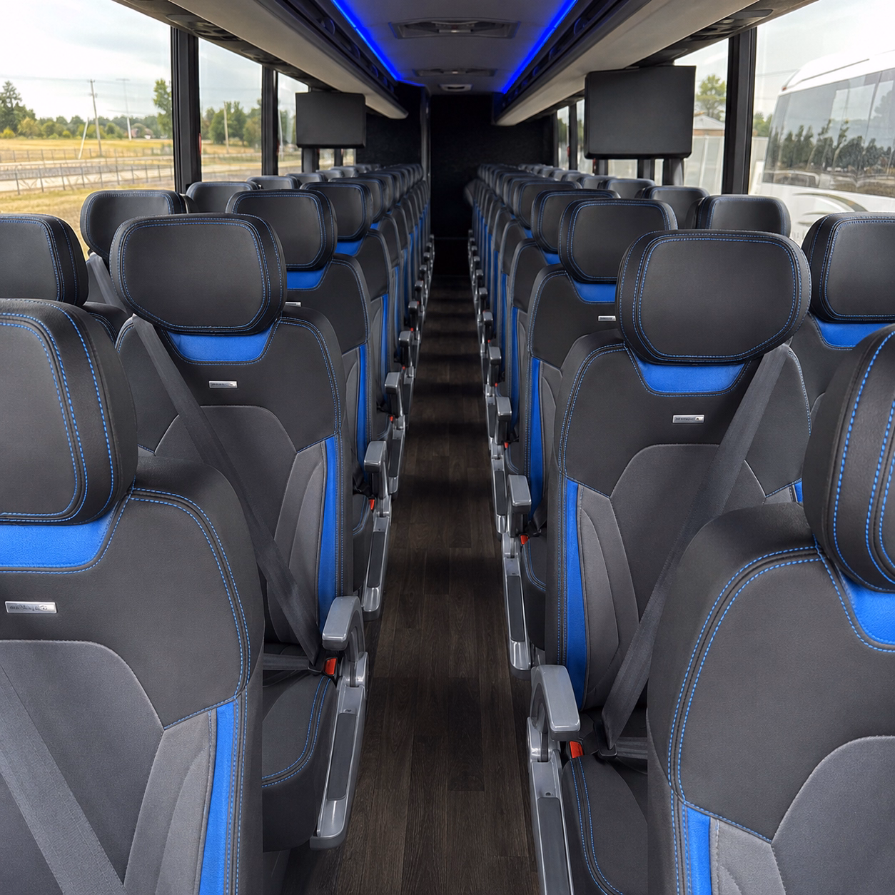 sunnyvale charter bus interior