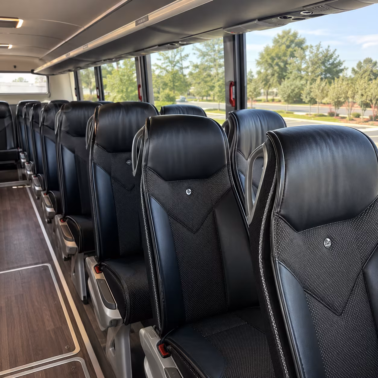 sunnyvale charter bus services inside
