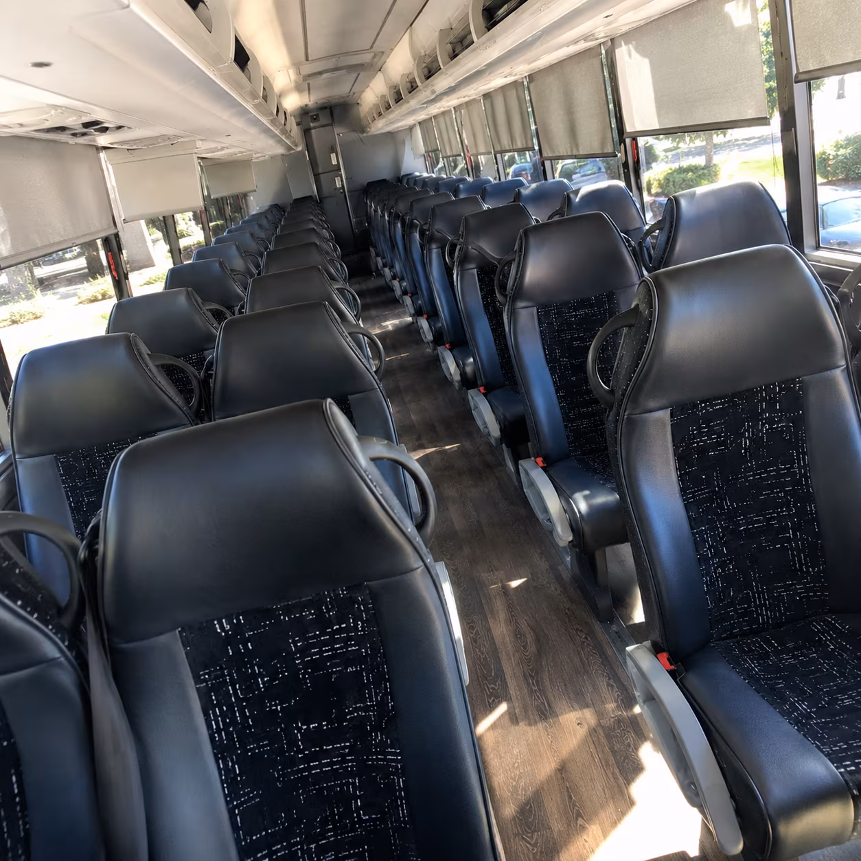 sunnyvale charter bus services interior