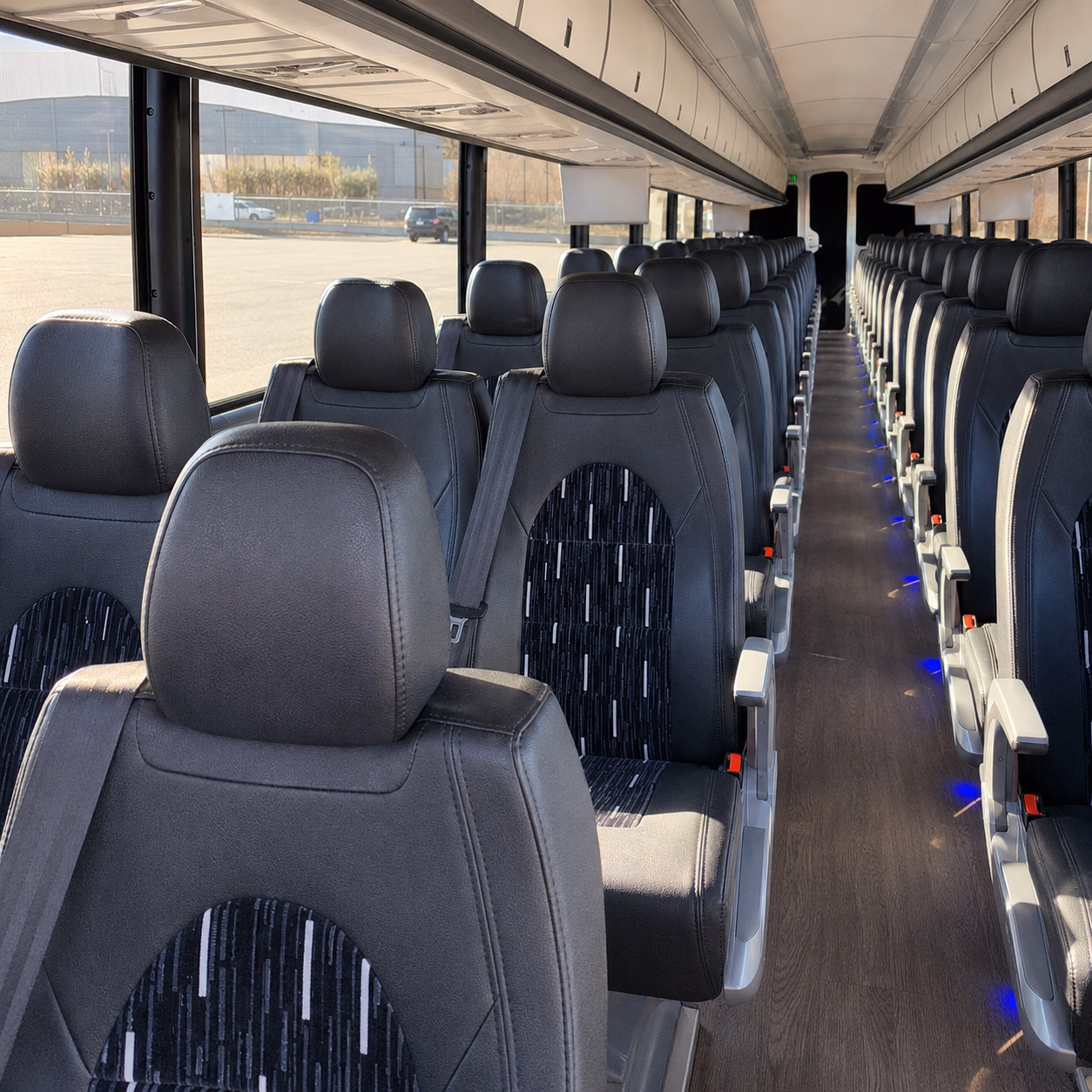 sunnyvale long distance transportation onboard seating